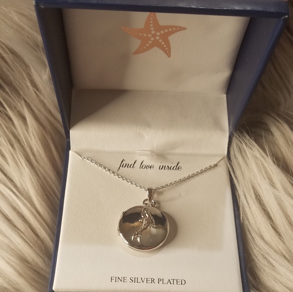 Guiliana Mermaid Fine Silver Plated Necklace - Picture 6 of 9